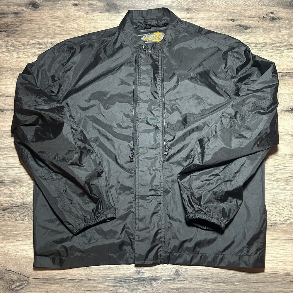 Power Trip Black Motorcycle Jacket‎ Sz 3XL